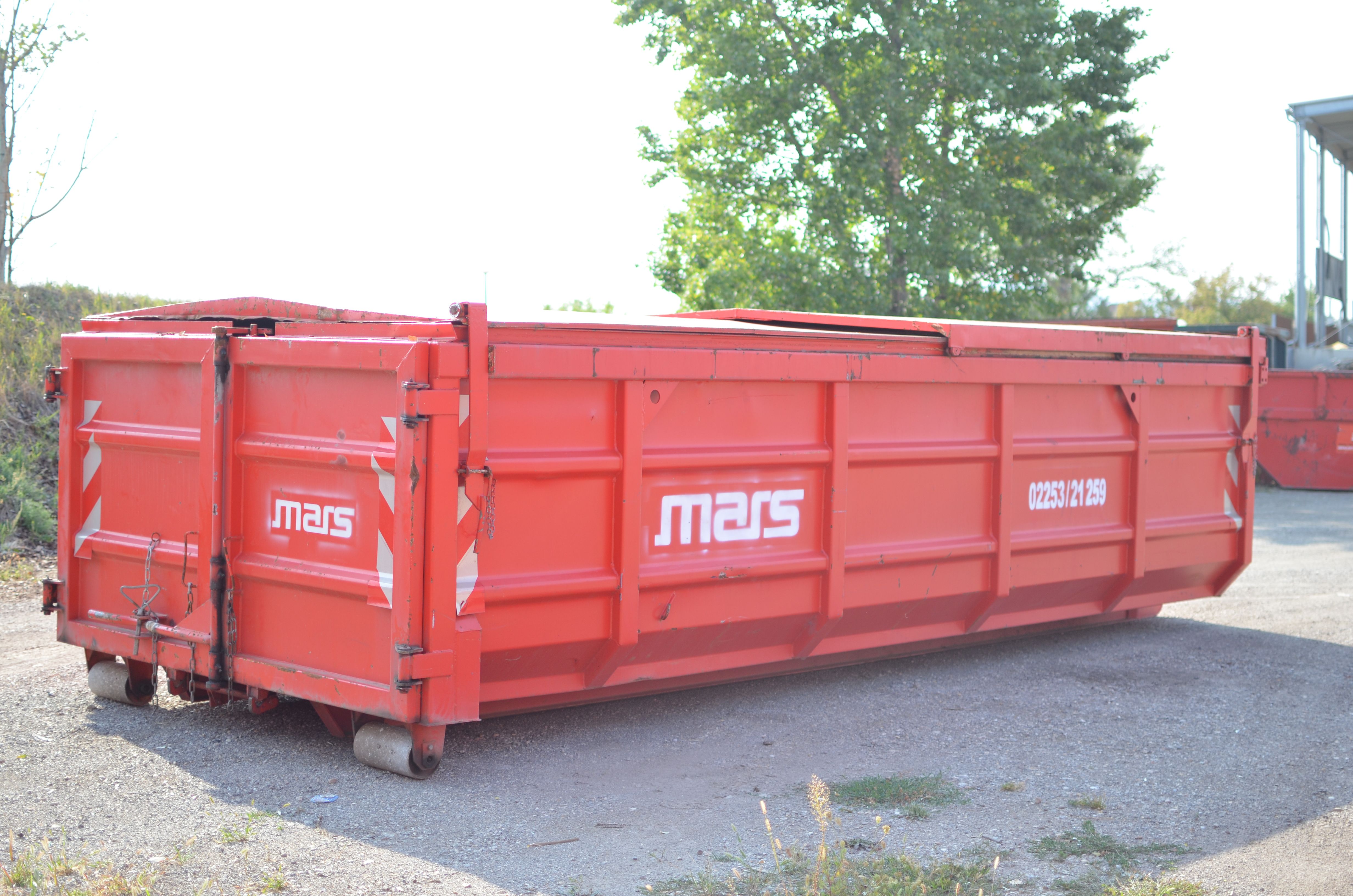 17m³ Schiebedeckelcontainer